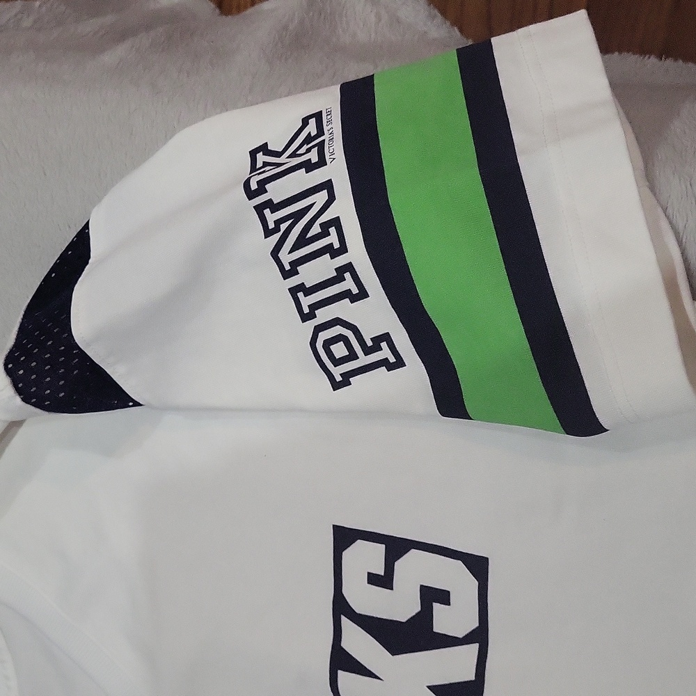 PINK Victoria's Secret Seattle Seahawks Jersey Shirt - Picture 10 of 12